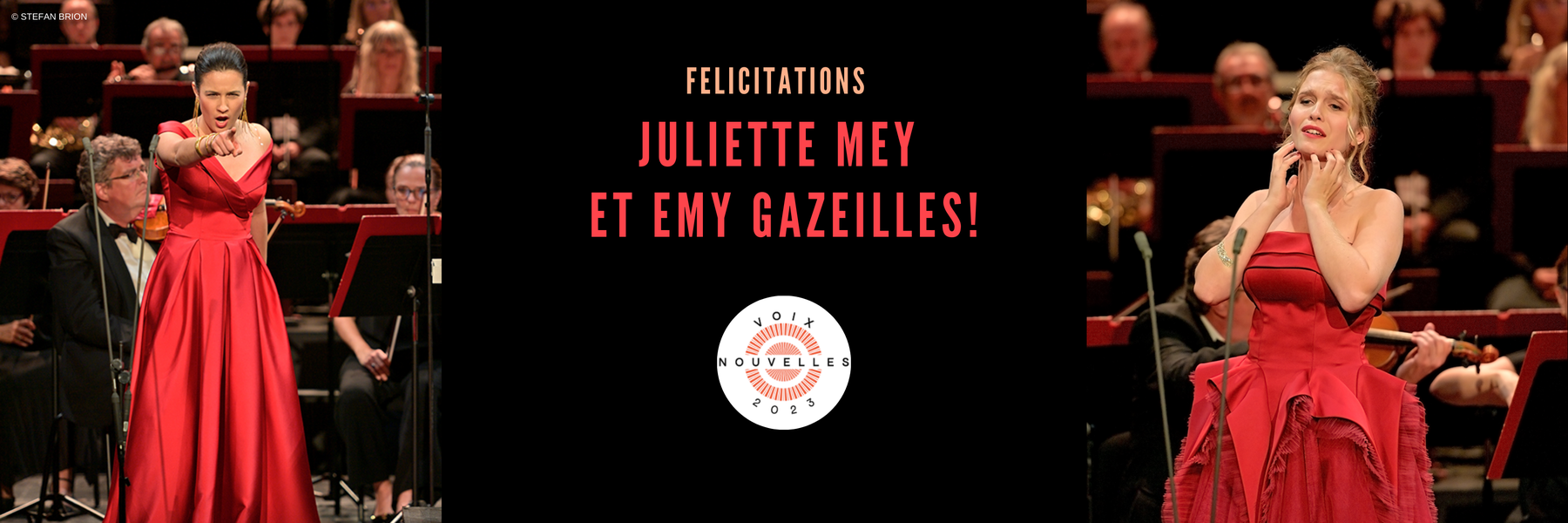<h1>Juliette Mey et Emy Gazeilles, laur&eacute;ates du concours Voix Nouvelles 2023 !</h1>